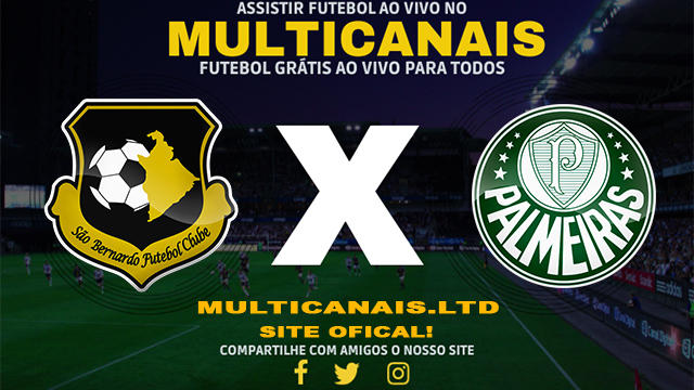 Assistir São Bernardo x Palmeiras AO VIVO Online 15/02/2024