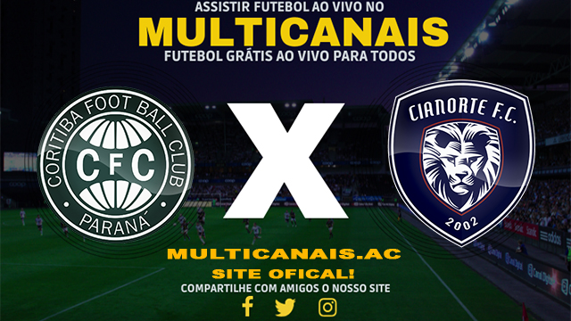 Assistir Coritiba x Cianorte AO VIVO Online 09/03/2024