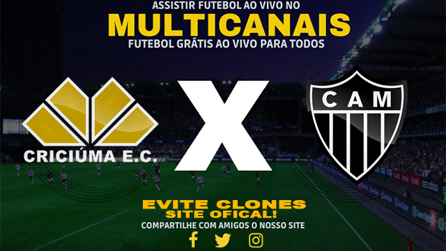 Assistir Criciúma x Atlético-MG AO VIVO Online 03/07/2024