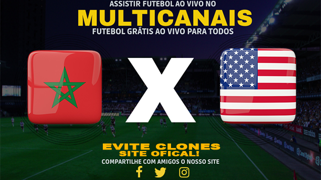 Assistir Marrocos x USA AO VIVO Online 02/07/2024