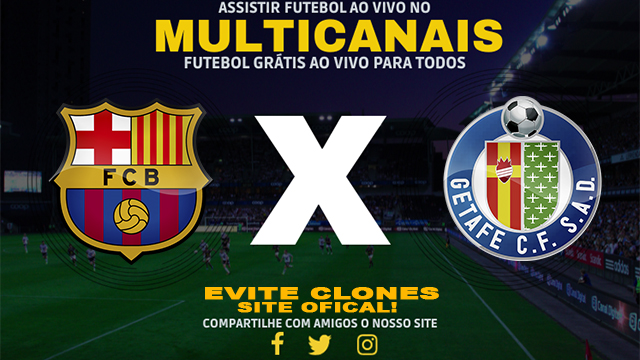 Assistir Barcelona x Getafe AO VIVO Online 25/09/2024