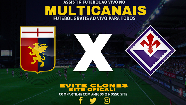 Assistir Genoa x Fiorentina AO VIVO Online 31/10/2024