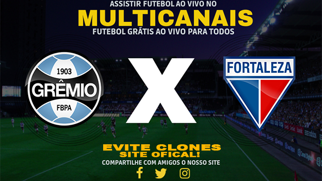 Assistir Grêmio x Fortaleza AO VIVO Online 04/10/2024