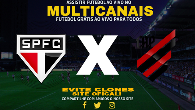 Assistir São Paulo x Athletico PR AO VIVO Online 09/11/2024